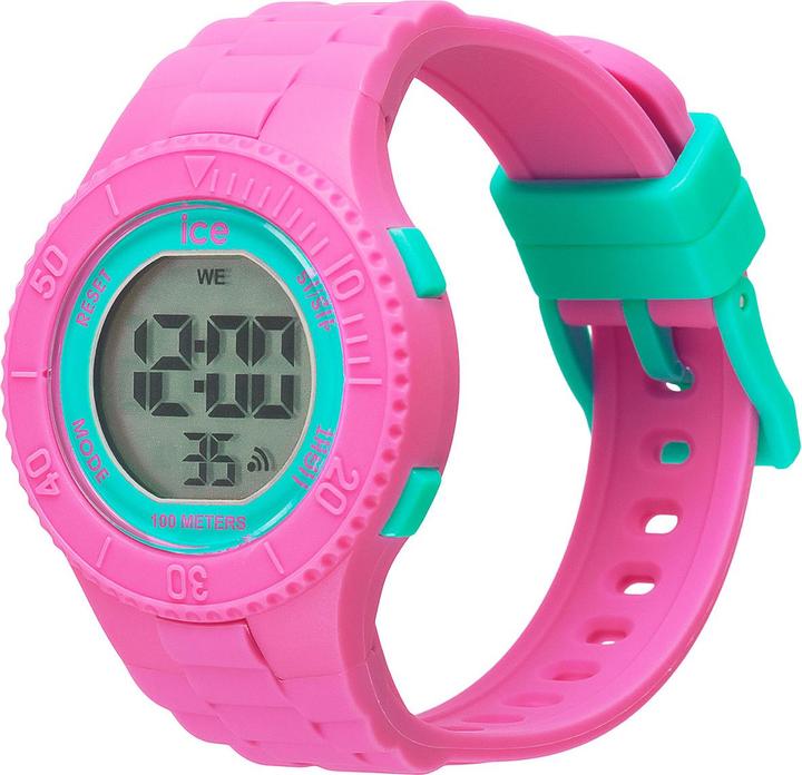 Produktbild ICE Watch Ice Digit Pink Turquoise (Digitaluhr, Chronograph, 35 mm)