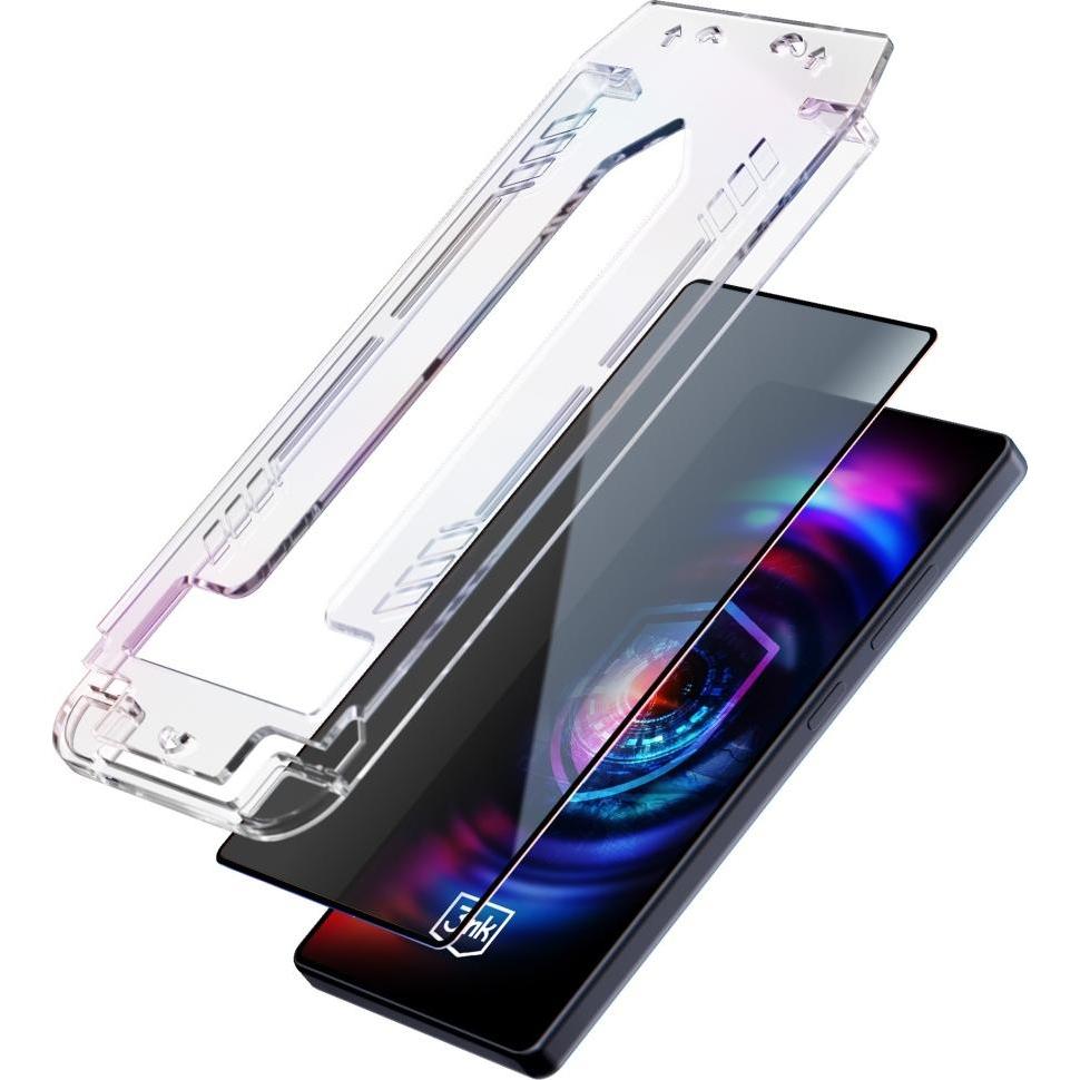 3MK Szkło hartowane HardGlass Max Privacy z aplikatorem do Apple iPhone 17 Pro Max (Apple iPhone 17 Pro Max), Pellicola protettiva smartphone, Traspar