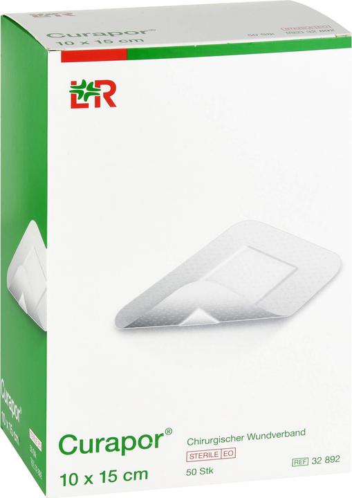 Actual product image Lohmann & Rauscher Curapor wound dressing sterile 10x15cm, 50 pcs PFL (50 x)