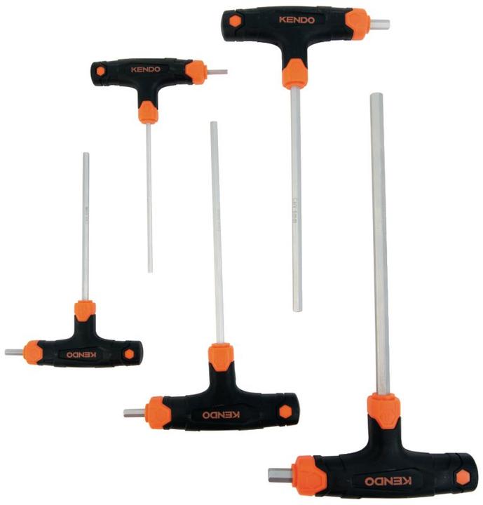 Actual product image Kendo Hex key set with T-handle