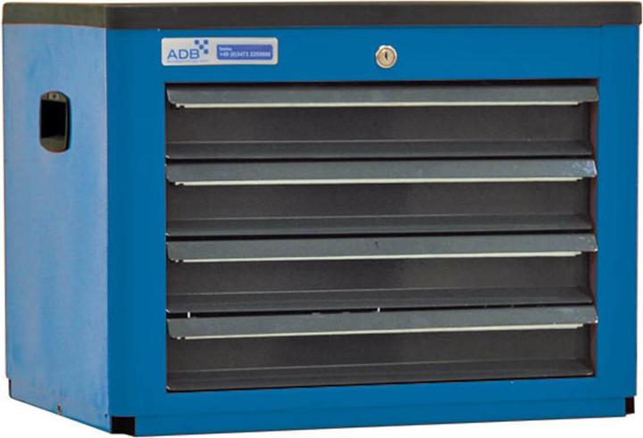 Actual product image ADB Cupboard attachment blue, anthracite 4 drawers 61.0 x 45.0 x 95.0 cm (1 x)