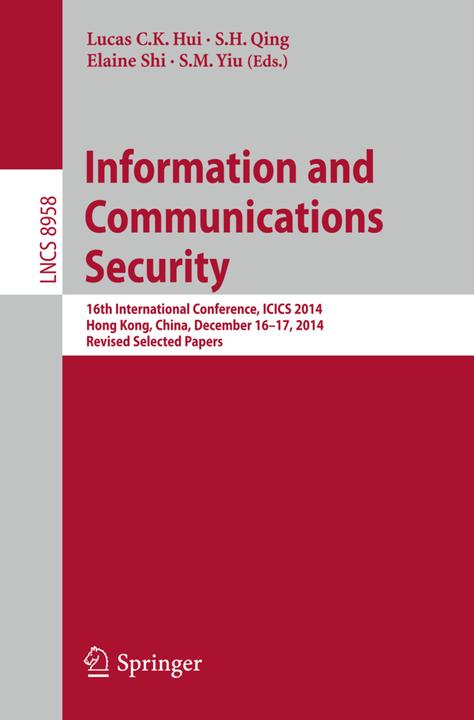 Information and Communications Security (Englisch, 2015)