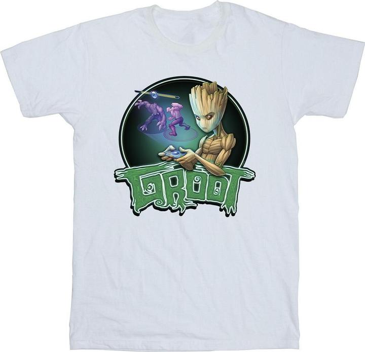 Actual product image Mens Guardians Of The Galaxy Groot Gaming Ring T-Shirt (4XL)