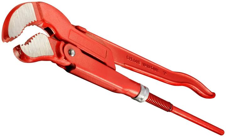 CFH Pince pour tubes d'angle 45° en forme de S, 2 / 70 mm (530 mm)