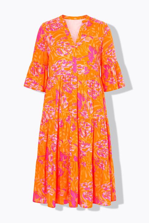 Produktbild Studio Untold Midikleid, A-Line, Leafs-Print, Volants (46, 48)