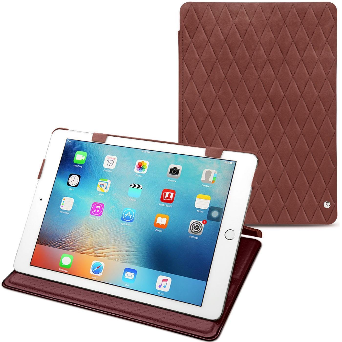 Noreve Lederschutzhülle horizontal (iPad 9.7), Tablet Hülle, Rot