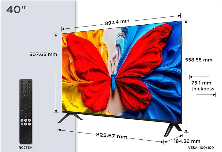Produktbild TCL 40S5K (40", QLED, Full HD, 2025)