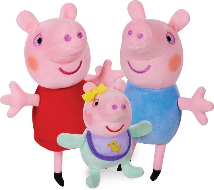 Produktbild Character Peppa Pig Plüschfiguren 3er Pack (19.20 cm)