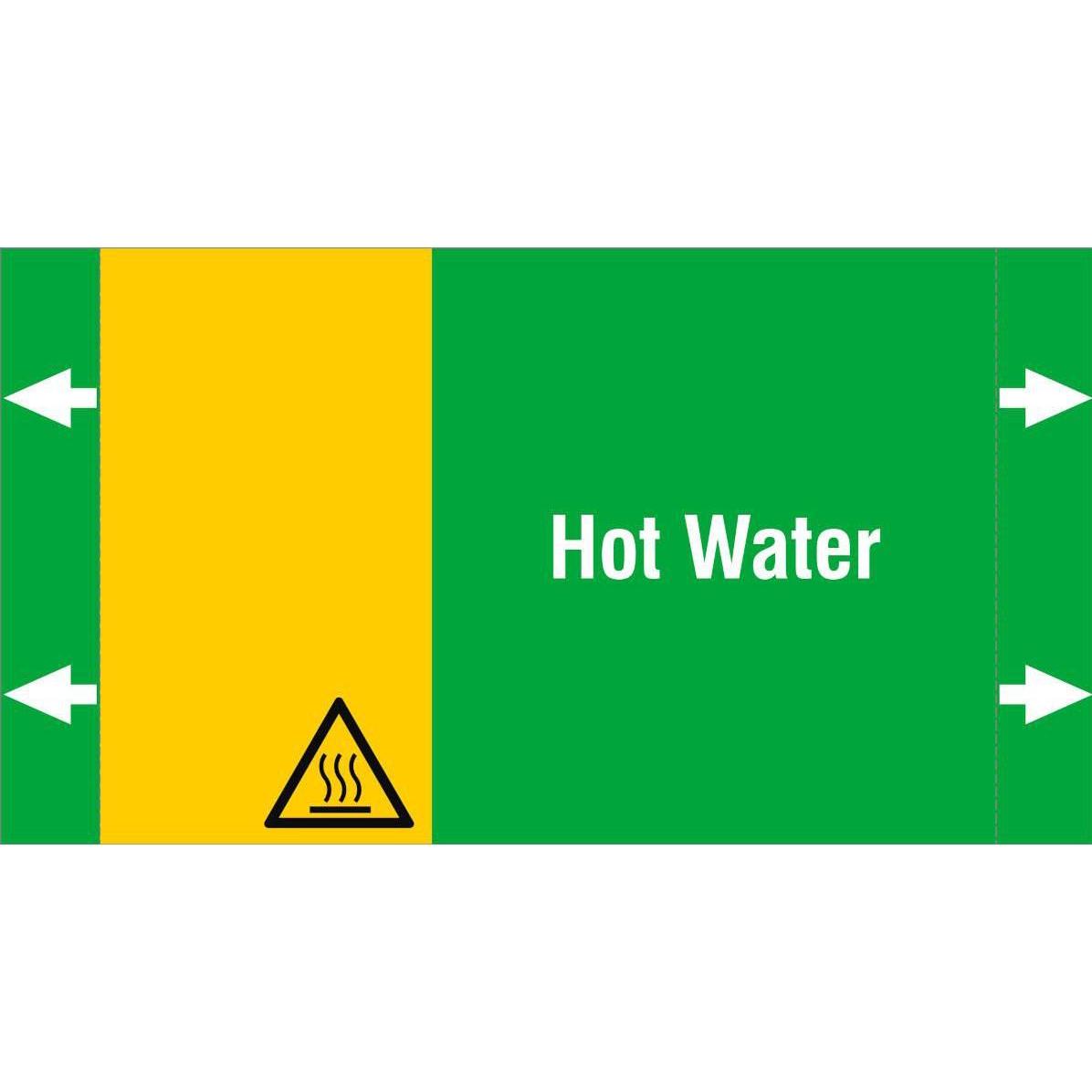 Brady, Etiketten, ISO 20560 Pipe Markers - Water