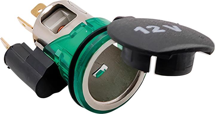 HP Autozubehör Einbau-Steckdose mit Deckel