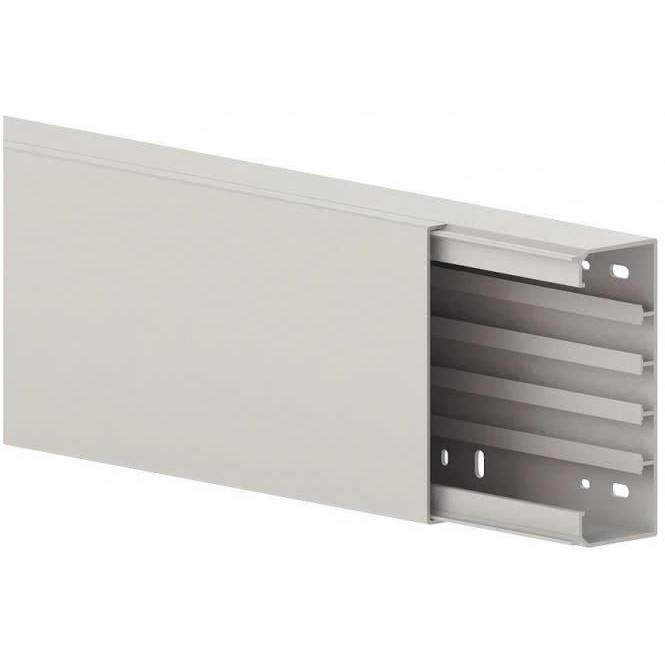 GGK, Canale passacavi, Canale FB 60x150 4480 grigio chiaro con 2 guide di montaggio DIN (800 cm)