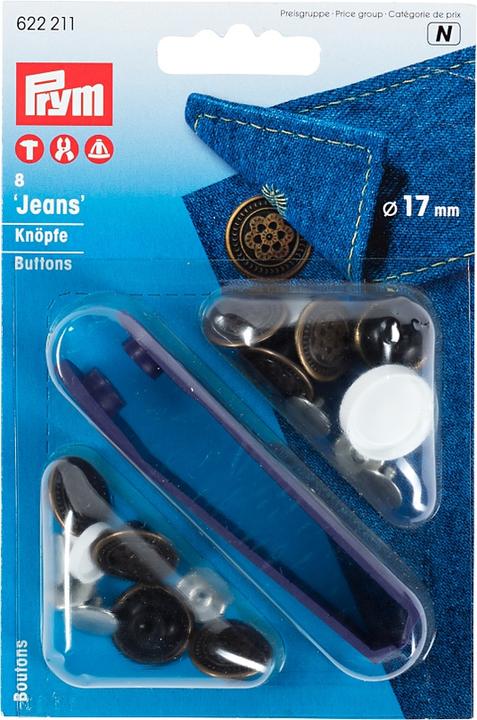 Produktbild Prym Jeansknopf Blume