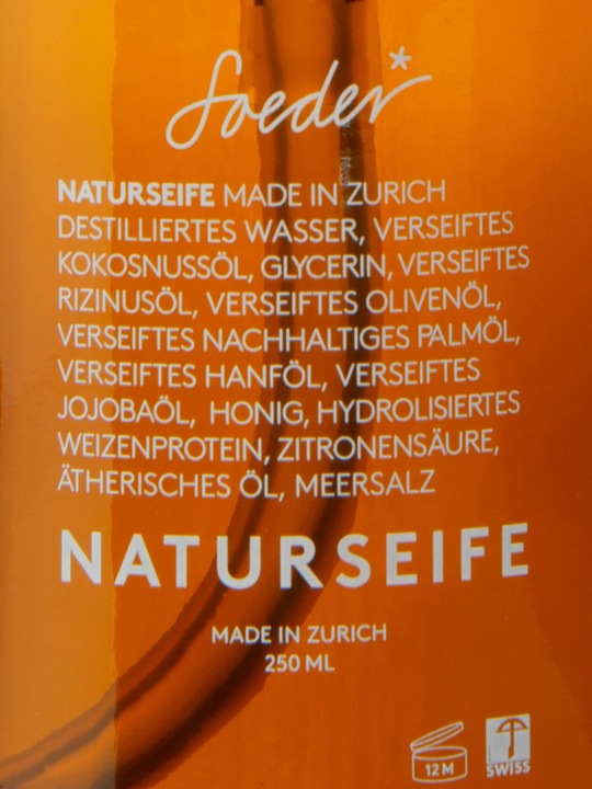 Produktbild Soeder* Naturseife Grapefruit (Flüssigseife, 250 ml)