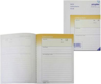 Produktbild Simplex Lieferscheine dreisprachig (100 x)