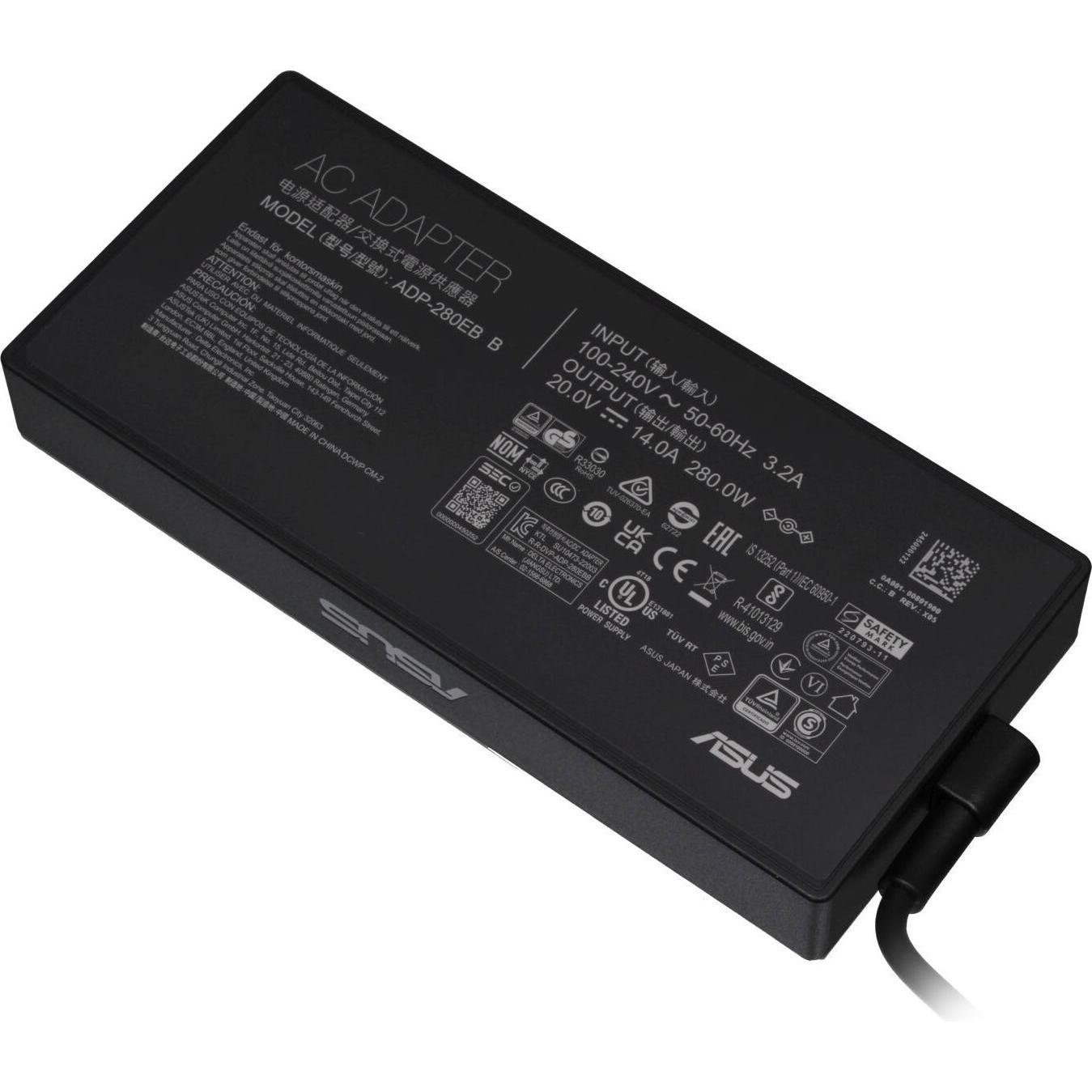 ASUS 0A001-00802800 (280 W), Notebook Netzteil, Schwarz