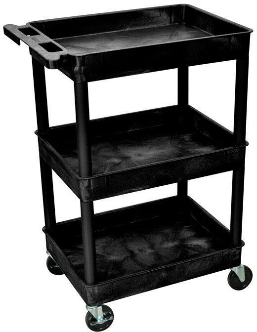 Productafbeelding Neutral Etagewagen zwart 61,0 x 46,0 x 98,0 cm (150 kg, 3)