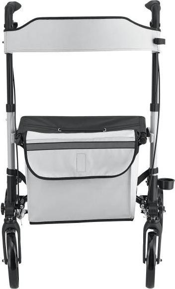 Immagine prodotto Juskys Rollator Vital pieghevole con sedile e borsa per la spesa