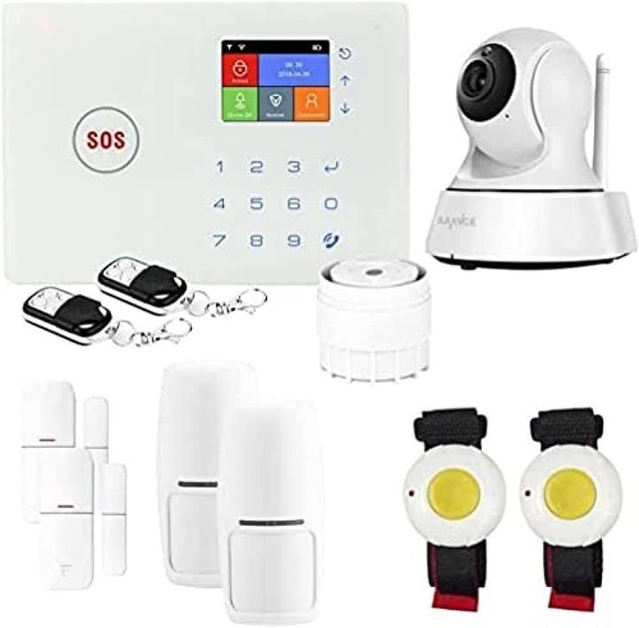 Produktbild LifeBox Drahtloses Heim-Alarmset mit WLAN, GSM, Kamera und SOS-Tasten für Senioren