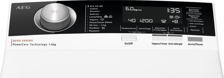 Produktbild AEG LTR8C63A Toplader-Waschmaschine 6 kg 1251 U/min weiss (6 kg, Oben)