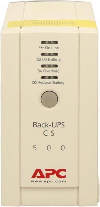Produktbild APC UPS Back-UPS CS 500 (BK500EI) (0.50 VA, 300 W, Standby USV)