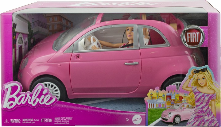 Produktbild Mattel Barbiepuppen-Set mit Fiat