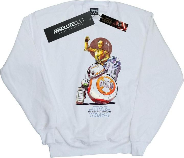 Produktbild Star Wars The Rise Of Skywalker Droids Illustration Sweatshirt Jungen (140, 146)