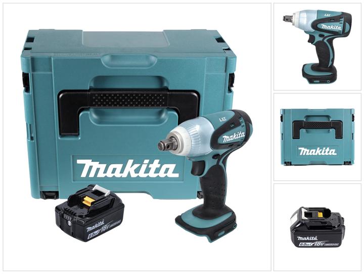 Produktbild Makita DTW 251 G1J Akku Schlagschrauber 18 V 230 Nm 1/2" + 1x Akku 6,0 Ah + Makpac - ohne Ladegerät