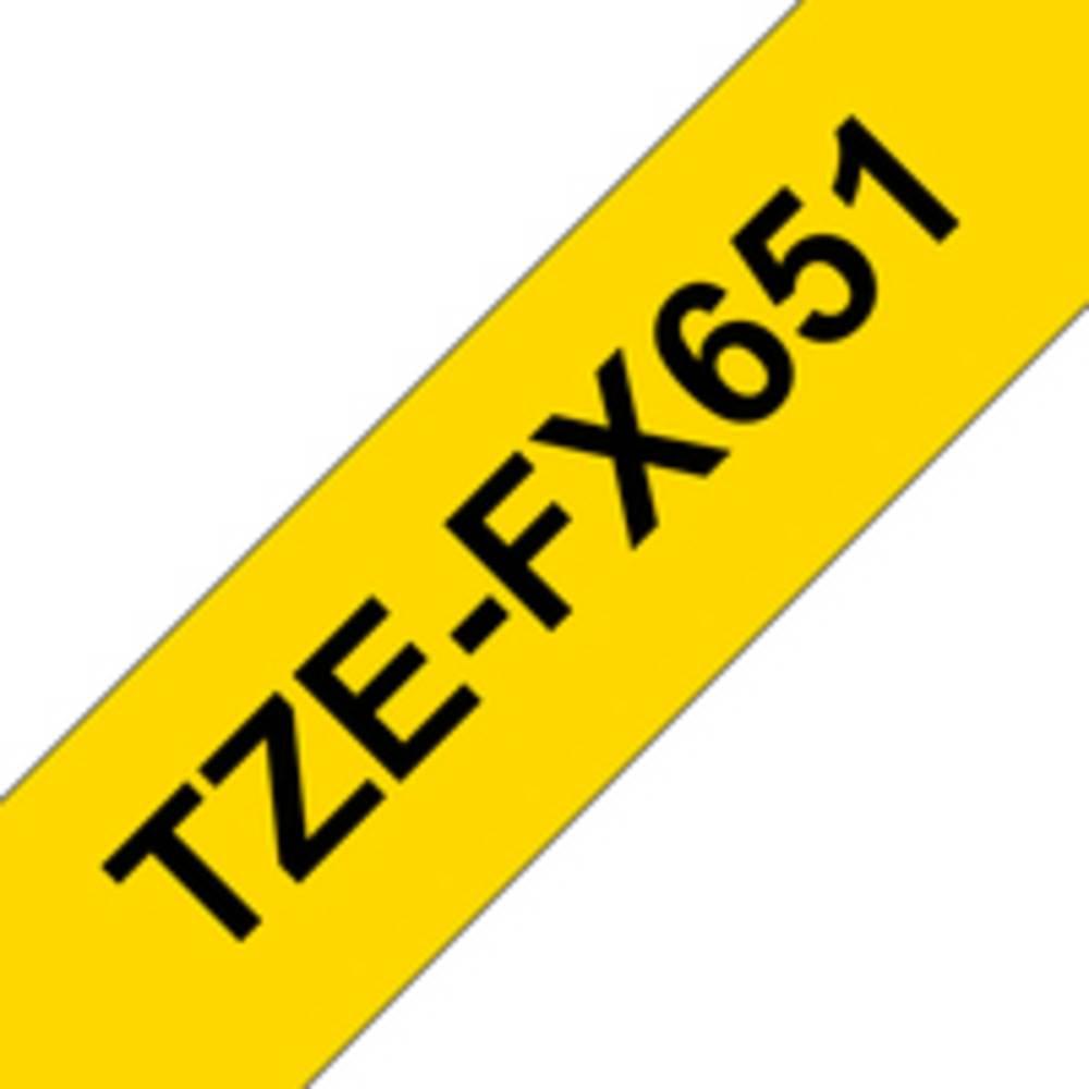 Brother, Beschriftungsband, Tze-Fx651 (2.40 cm, Gelb)