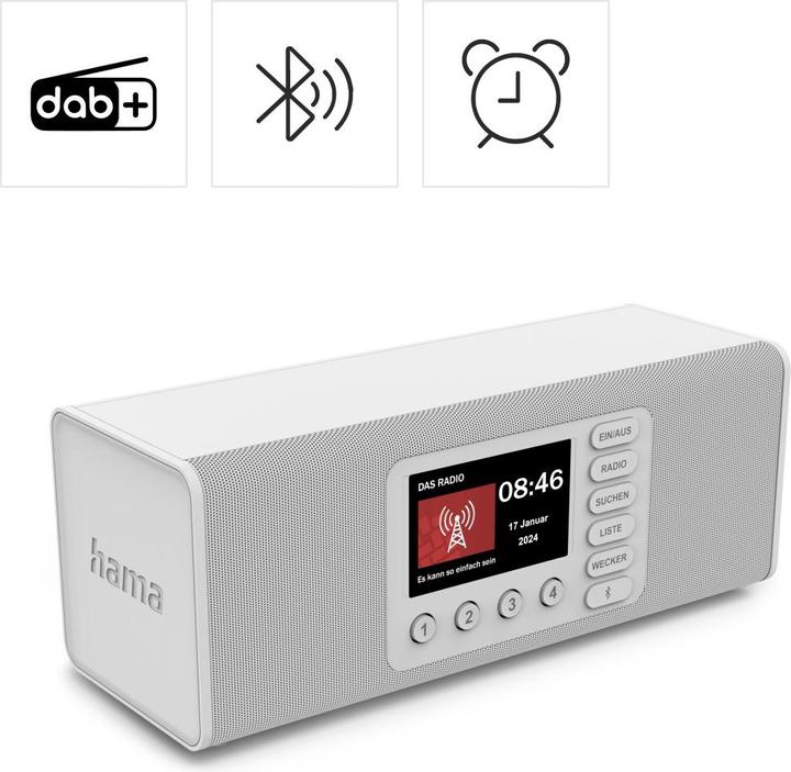 Productafbeelding Hama DR2002 (DAB+, FM, DAB, Bluetooth)