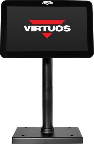 Actual product image Virtuoso 10.1" LCD barevnÃ½ zákaznickÃ½ monitor Virtuos SD1010R, USB, ÄernÃ½