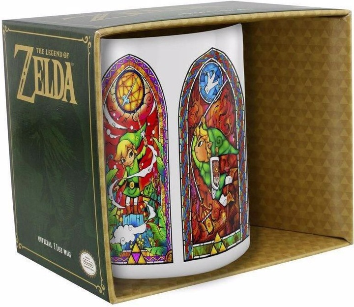 Actual product image Pyramid Legend of Zelda Mug Stained Glass (315 ml, 1 x)