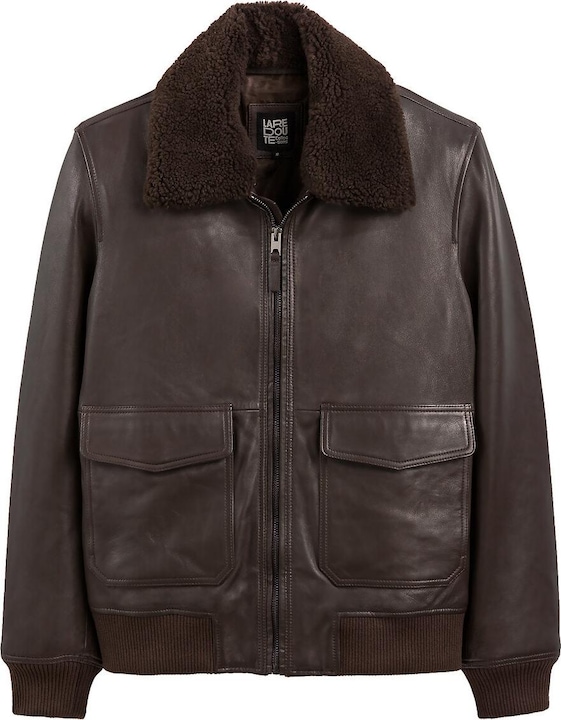Produktbild La Redoute Collections Lederjacke im Bomberstil (S)