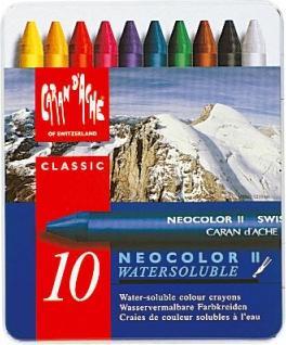 Produktbild Caran d'Ache Neocolor II Aquarelle Metallschachtel (Multicolor, 10 x)