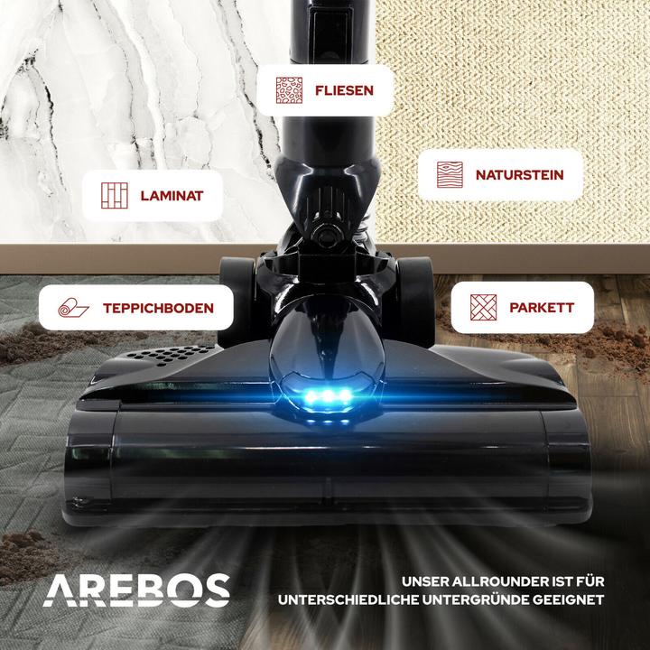 Produktbild Arebos Aku Handstaubsauger - ECO Schwarz