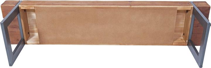 Actual product image Swisshandel24 Bench, dining room bench bench, fir wood rustic solid - brown 160cm (160 cm)