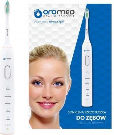 Produktbild Oromed BRUSH WHITE electric toothbrush Adult Sonic toothbrush