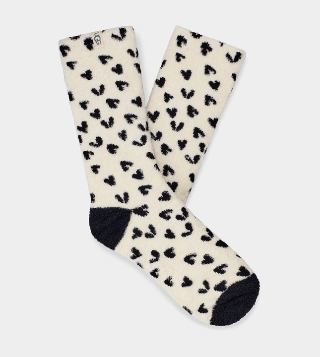 Actual product image Ugg W Leslie Graphic Crew Sock (One size)