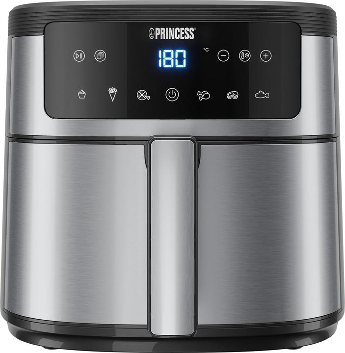 Princess Airfryer Heissluft-Fritteuse 6 l 1500 W mit Display, Antihaftbeschichtun