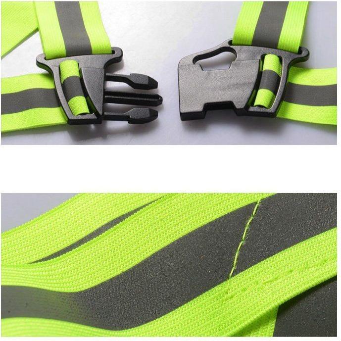 Produktbild Hurtel Unisex verstellbare reflektierende Sicherheitsweste Schwarz