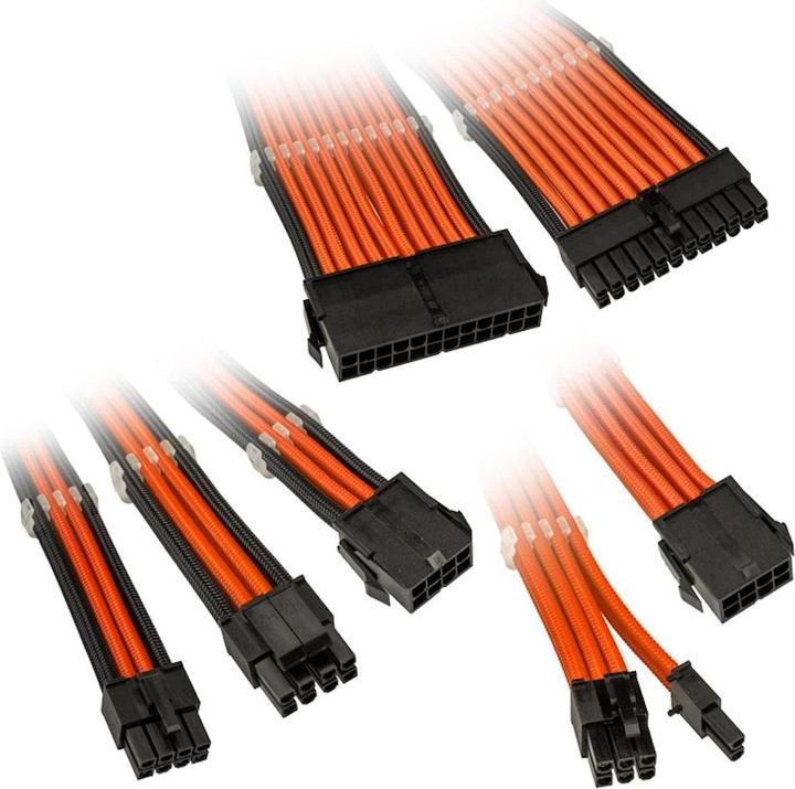 Produktbild Kolink Core Adept Braided Cable Extension Kit - Orange (35 cm)
