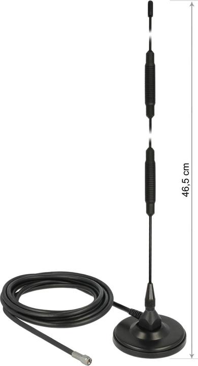 Produktbild Delock LTE & LoRa Antenne, 7dBi, Magnetfuss (2G)