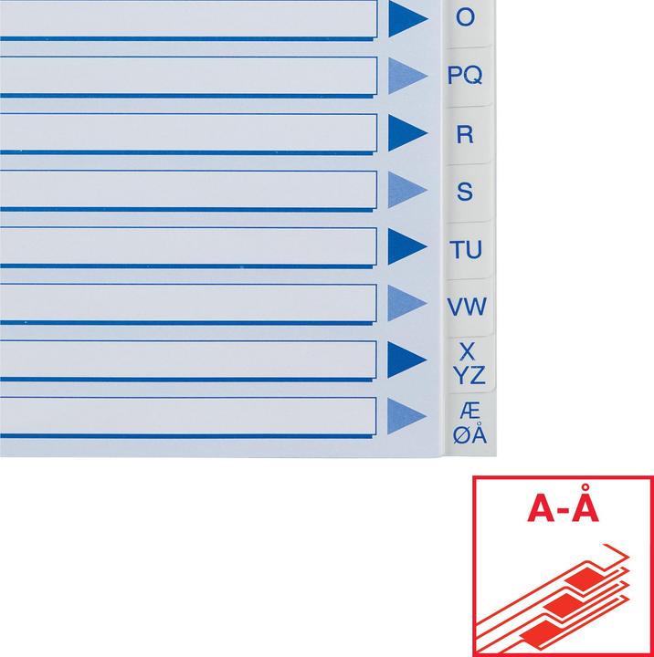 Immagine prodotto Esselte Indice PP A4 A-Å Maxi hvid