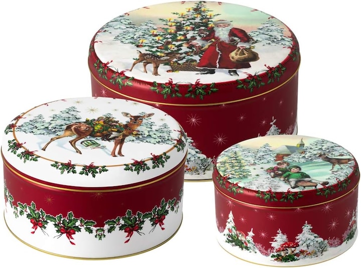 Actual product image Villeroy & Boch Winter collage biscuit tin set (1.80 l)