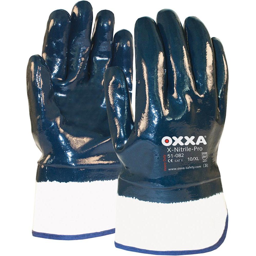 Oxxa, Schutzhandschuhe, Handschuh X-Nitrile-Pro, Gr.9, Stulpe beschichtet (9)