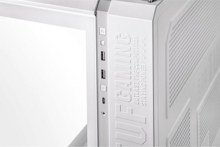 Produktbild ASUS Case TUF GT502 PLUS TG Gaming White (mATX, Mini-ITX, ATX)