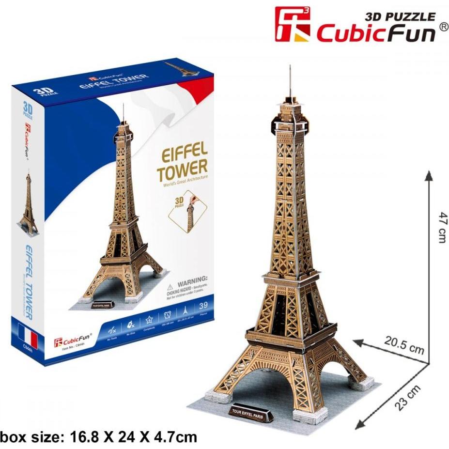 Thumbnail - Cubicfun EIFFELTURMS 3D-Puzzle