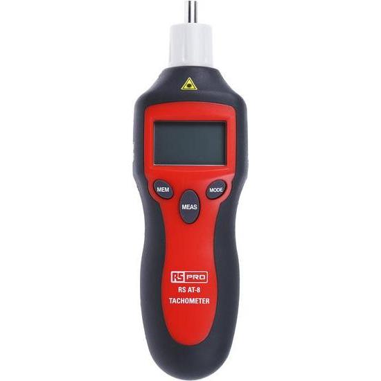 Rs Pro LCD Tachometer, ±0,05 % + 1 Stelle (Messgerätkoffer), Messtechnik