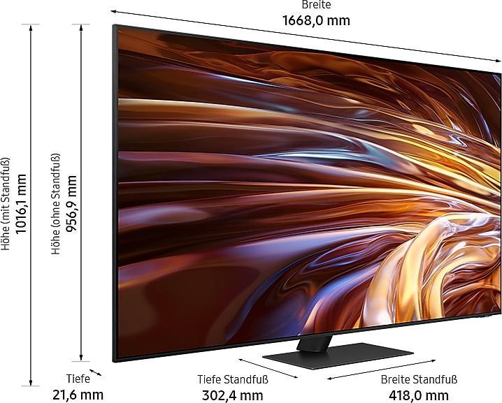 Actual product image Samsung QN95D 75 inch QLED Smart TV 75QN95DAT (2024) (75", QN95D, NeoQLED, 4K, 2024)