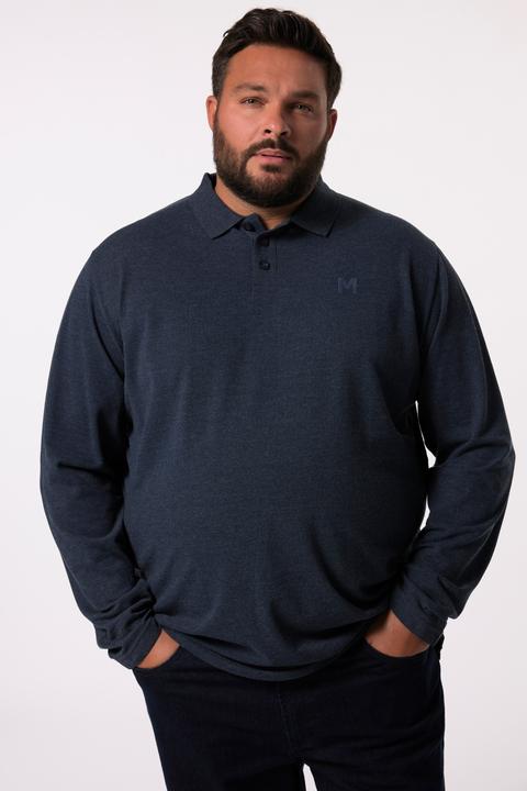 Produktbild Men+ Poloshirt, Basic, Piqué, Langarm (4XL)