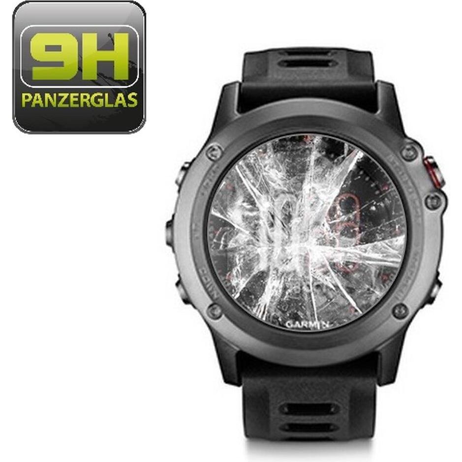 Protectorking 1x echtes Tempered 9H Panzerhartglas 3D KLAR, Smartwatch Schutzfolie, Transparent